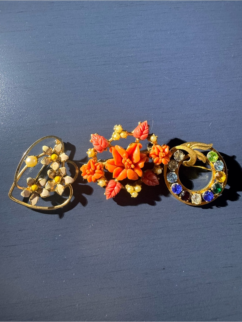 3 Vintage Brooches